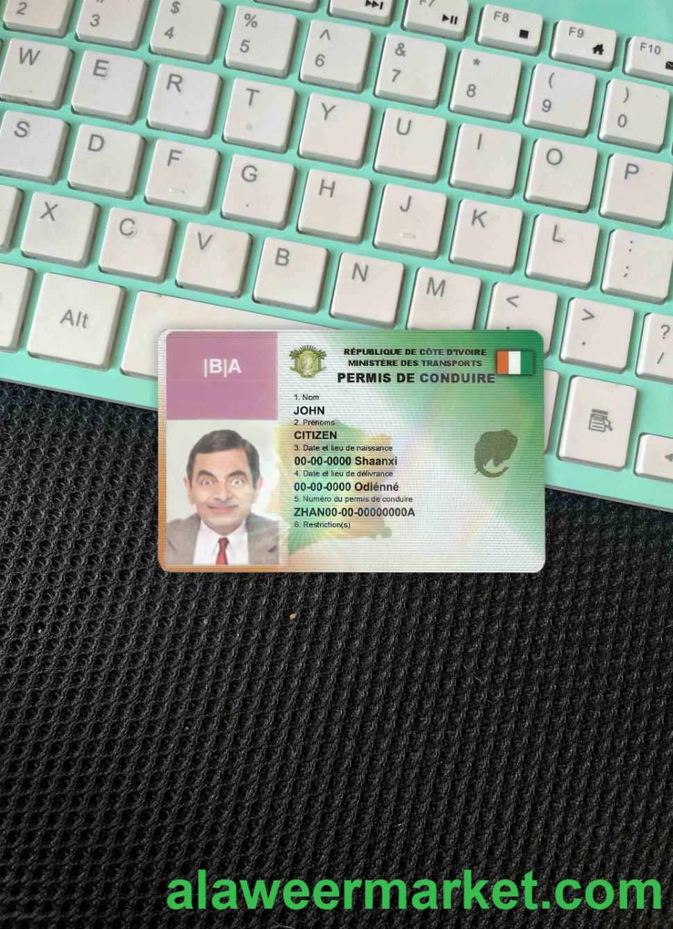 Cote D'ivoire DL photolook FRONT